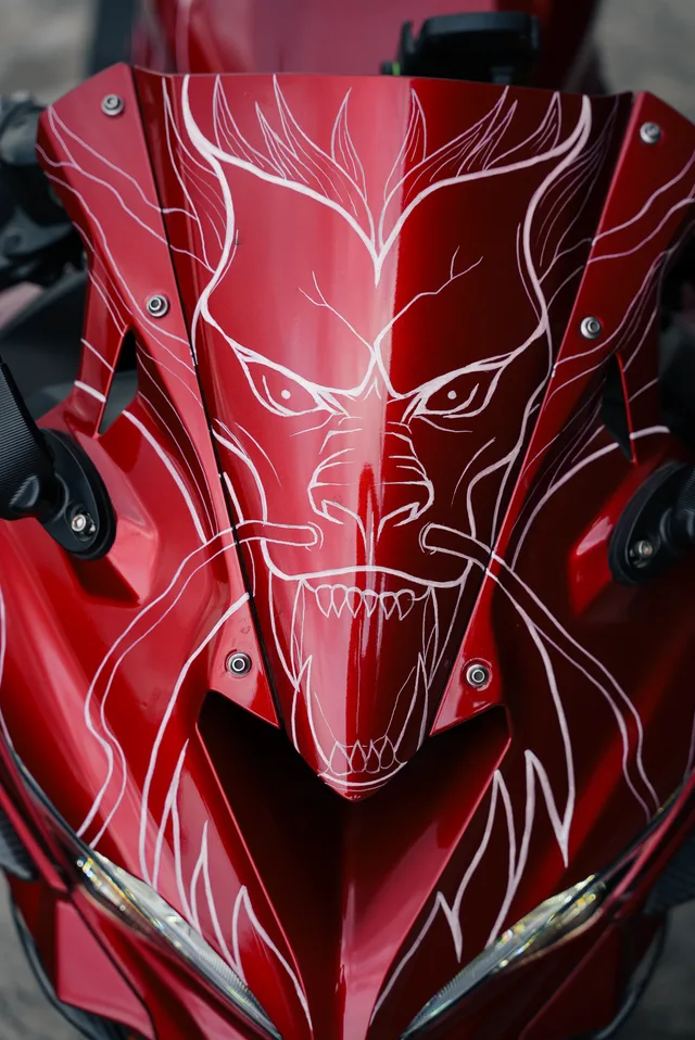 Red Dragon — Kawasaki ZX-25R 250cc motorcycle rental in Bali, photo 3